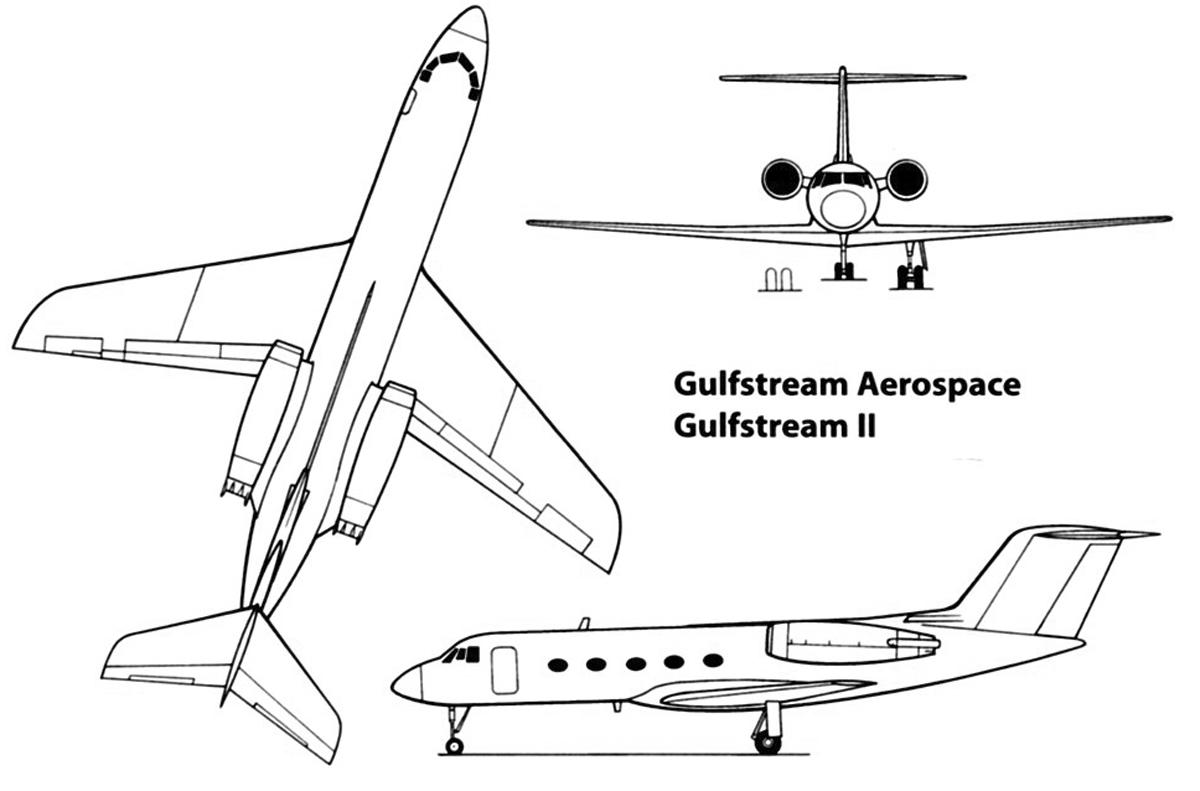 аренда частного самолета Gulfstream II